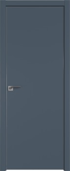 Межкомнатная дверь "1 Е", Антрацит, мат. с 4 сторон