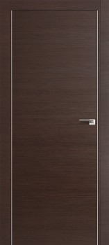 Межкомнатная дверь "1Z", пг, венге кроскут