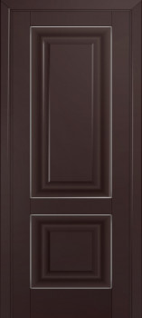 Межкомнатная дверь 27U, темно-коричневый матовый