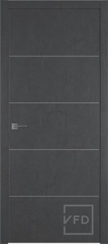 Межкомнатная дверь "URBAN 4", пг, JET LOFT (алюминиевый молдинг) Межкомнатная дверь "URBAN 4", пг, JET LOFT (алюминиевый молдинг)