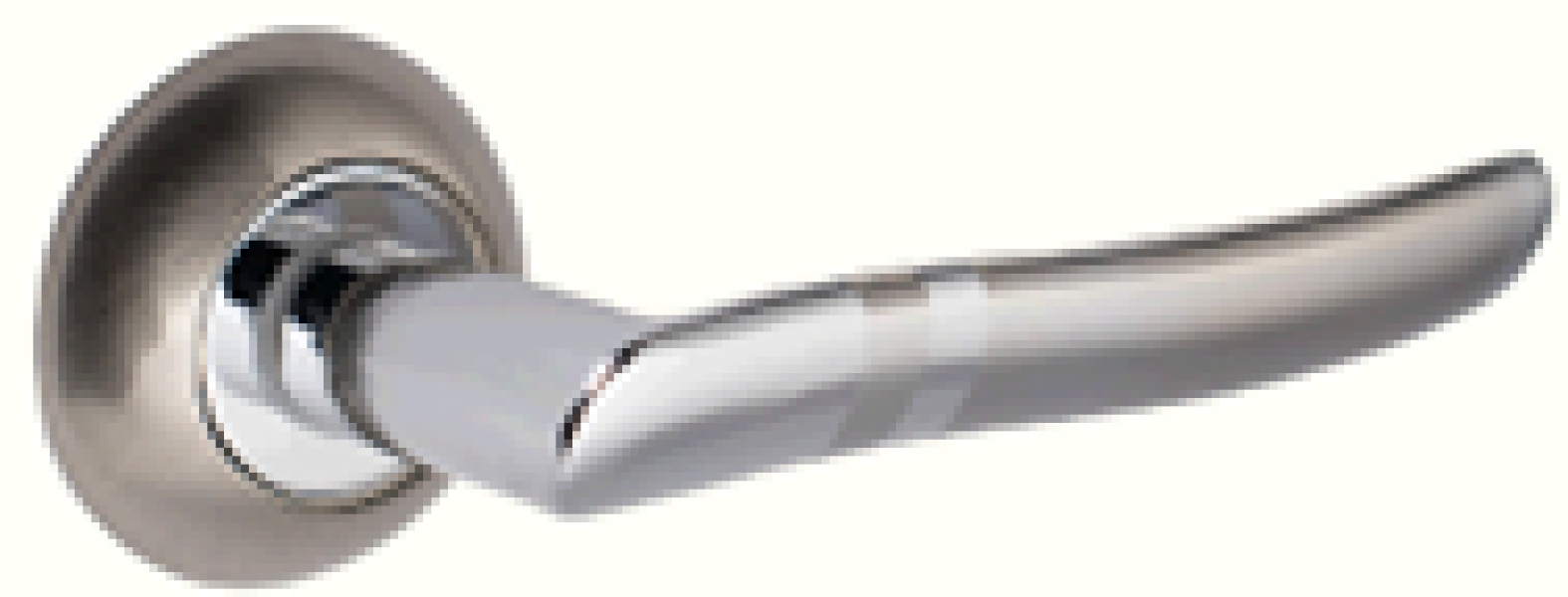 Ручка дверная БОРДО CARDA Матовый никель\Хром