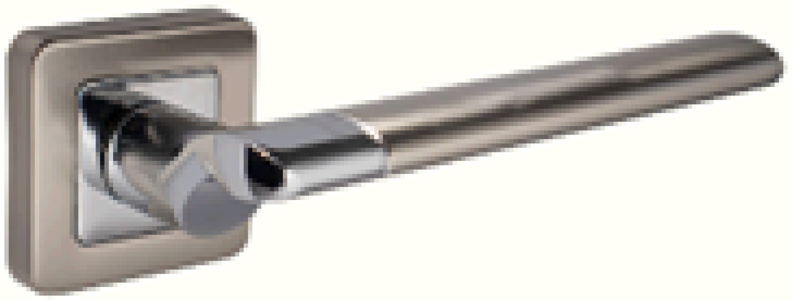 Ручка дверная ВЕРСАЛЬ CARDA Матовый никель\Хром