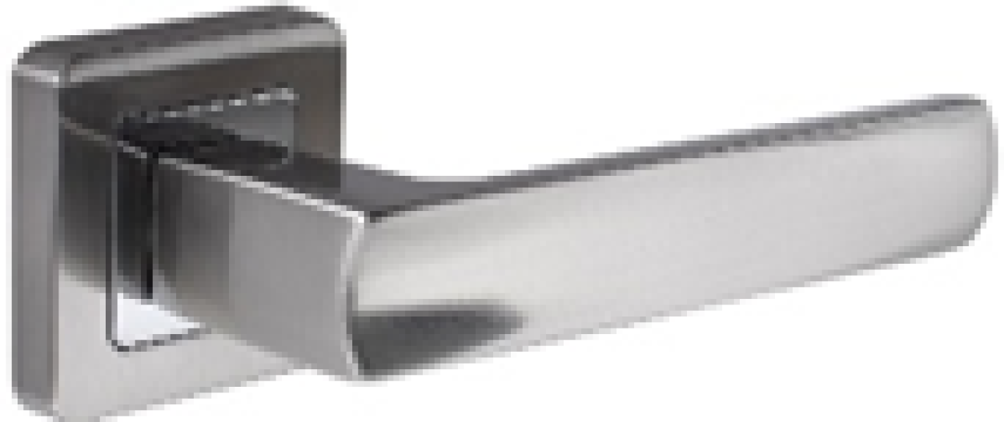 Ручка дверная КАРКАСОН CARDA Матовый никель\Хром Ручка дверная КАРКАСОН CARDA Матовый никель\Хром