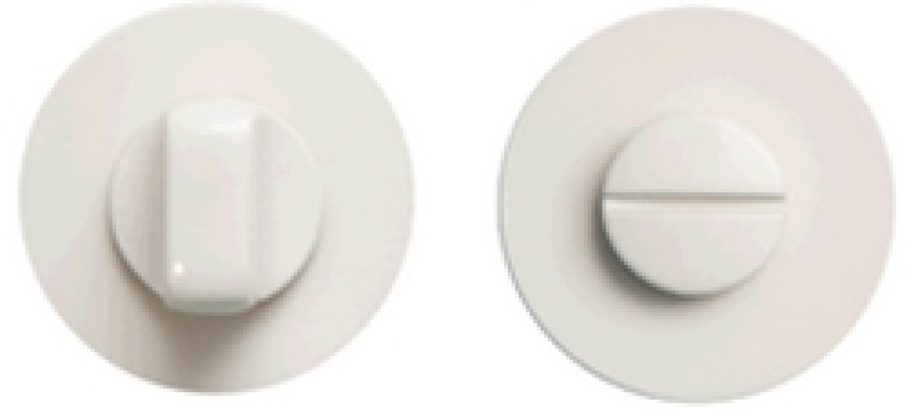 WC Завертка CARDA слоновая кость WC Завертка CARDA слоновая кость