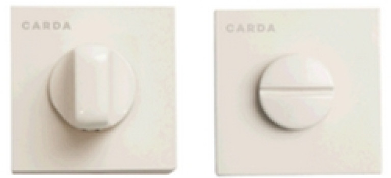 WC Завертка (КВАДРО) CARDA слоновая кость WC Завертка (КВАДРО) CARDA слоновая кость