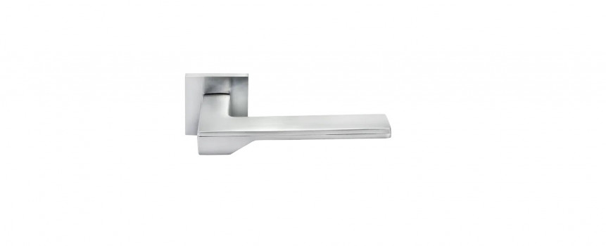 PIERRES, ручка дверная на квадратной накладке MH-49-S6 SC